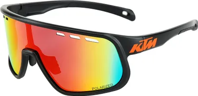 Produktbild von Polarisierte Brille KTM Factory Enduro II Polarisiert C3 Revo Schwarz Matt/Orange Schwarz