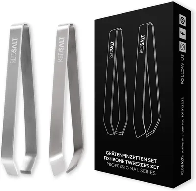 Image de Set de pinces de cuisine, 2 pièces, 11 cm, en acier inoxydable