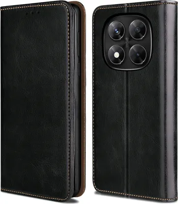 Obrázok produktu pre Puzdro na Xiaomi Redmi Note 14 Pro | Pro+ 5G – kožené s magnetickým uzáverom + ochranná fólia