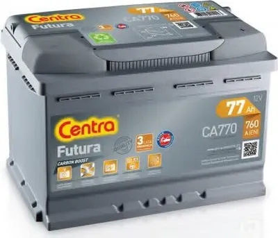 Immagine prodotto di Batteria d'avviamento CENTRA Futura 12V 77Ah 760A/EN L3 per autocarri
