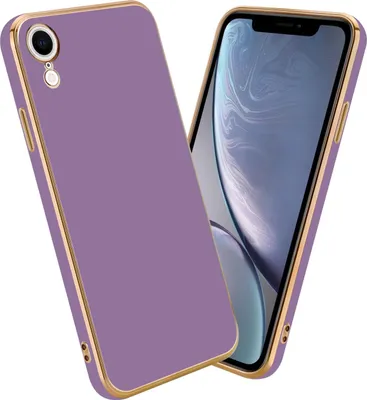 Image de Cadorabo Housse pour Apple iPhone XR Housse en violet Housse pour téléphone portable TPU Silicone Protection pour appareil photo Etui Case