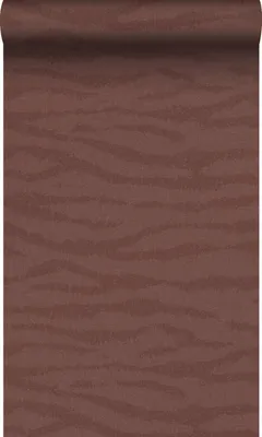 Produktbild von Origin Wallcoverings Tapete Leinenoptik Wellen Burgunderrot 50 x 900 cm