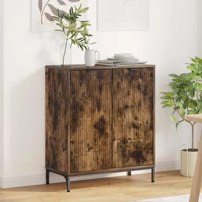 Zdjęcie produktu dla vidaXL Kredens dąb wędzony 69,5 x 33 x 82 cm materiał drewnopochodny