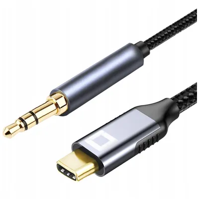 Zdjęcie produktu dla Co2 Kabel Usb-c Aux Adapter Przejściówka Mini Jack 3,5 Do Samsung Dac 1m