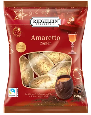 Produktbild von Riegelein Amaretto Zapfen 150g
