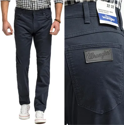 Immagine prodotto di Wrangler Greensboro Herrenmaterialhose Chino Chinos Marine Navy W15QOFB14 112320811