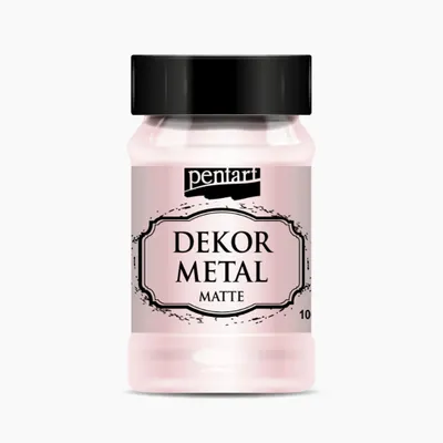 Immagine prodotto di PENTART Decor Metal Matt, 100 ml, Oro rosa