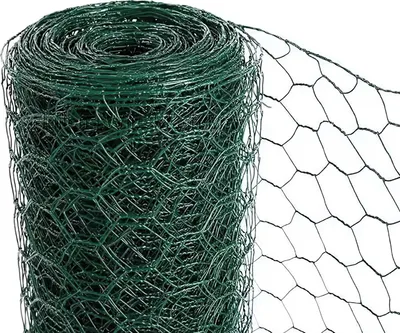 Produktbild von Drátěný plot 10m/25m šestihranné pletivo pozinkovaný drát pro králíky zelená velikost ok 27mm drátěné pletivo pro voliéry - 10m x 50cm (DxV)