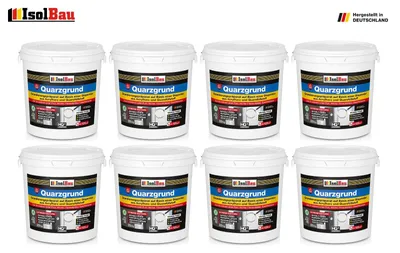Produktbild von Isolbau Quarzgrund Haftgrund Putzgrund Weiß 200 kg Putz Quarz Grundierung Isolbau