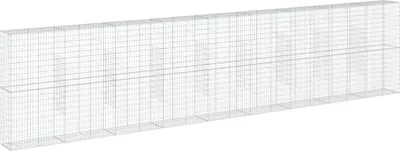 Immagine prodotto di vidaXL Gabbione con coperchio 900x50x200 cm Ferro zincato