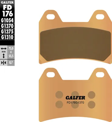 Produktbild von Bremsbeläge Kh244 Gesintert Metallic (Gold) Street