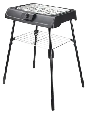 Produktbild von Tisch- und Standgrill elektrisch ca. 52 x 39 cm mit Metalluntergestell