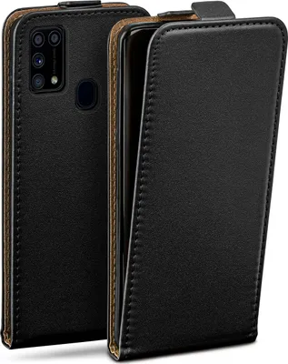 Produktbild von moex® Flip Case kompatibel mit Samsung Galaxy M31 - Hülle mit 360 Grad Schutz, Schwarz