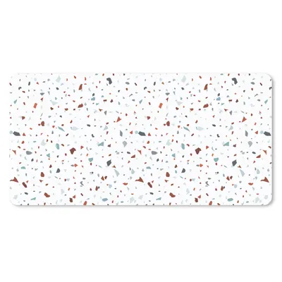 Produktbild von MuchoWow® Mauspad Mousepad Terrazzo - Abstrakt - Muster 60x30 cm - Mousepads - Maus Mat - Pad - Mausunterlage - Nachhaltig