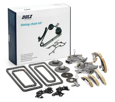 Produktbild von DOLZ SKCA128 Steuerkettensatz Steuerkette für AUDI A6 Avant (4F5, C6) A4 Avant (8ED, B7) A6 Limousine (4F2, C6) A4 Limousine (8EC, B7) A6 Allroad