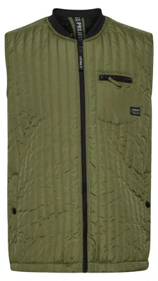 Produktbild von 11 Project PRArne Herren Weste Steppweste Outdoor Weste leicht gefüttert mit Ripp-Kragen Regular Fit