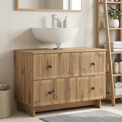 Produktbild von Maison Exclusive - Waschbeckenschrank EDE Artisan-Eiche 82 x 41 x 59 cm