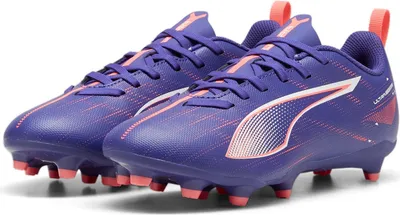 Produktbild von Puma Ultra 5 Play FG/AG Junior Football Boots - Purple/White - 3