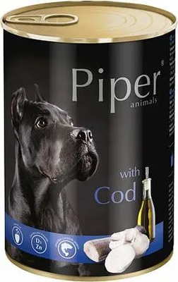 Image de PIPER avec morue, conserve pour chiens 400 g