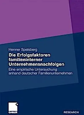 Obrázek produktu pro Die Erfolgsfaktoren familieninterner Unternehmensnachfolgen