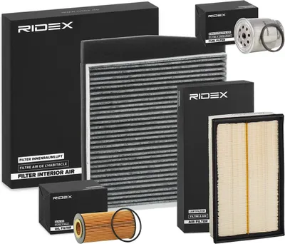 Produktbild von RIDEX Filterset Inspektionspaket Filtersatz für VOLVO S80 I (184)