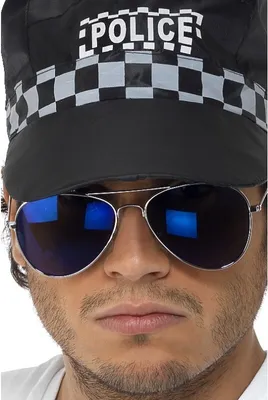 Produktbild von Verspiegelte Pilotenbrille Pornobrille Sonnenbrille Blau