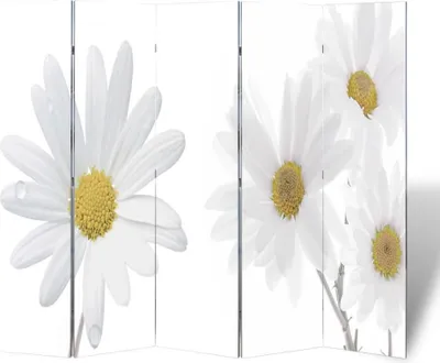 Image de Cloison de séparation pliable 200 x 170 cm Fleur