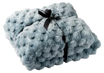 Produktbild von Dutch Decor Wohndecke Flauschig Vivian 150x200 cm Blau