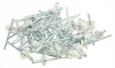 Obrázek produktu pro Marcopol nýty nýtovací 4x14mm velká hlava hliník/ocel 50ks
