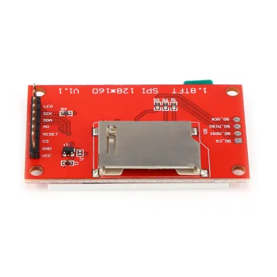 Zdjęcie produktu dla 1.8-calowy moduł wyświetlacza SPI TFT LCD ST7735 128x160 51/AVR/STM32/ARM 8/16 bitów