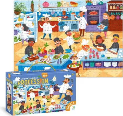 Obrázek produktu pro DODO Puzzle Povolání: Kuchař 150 dílků