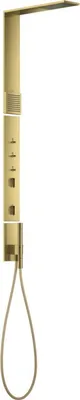Obrázok produktu pre hansgrohe AXOR Sprchový panel, s termostatom, hlavová sprcha 110/220, ramenná sprcha, vrátane príslušenstva, 12595990
