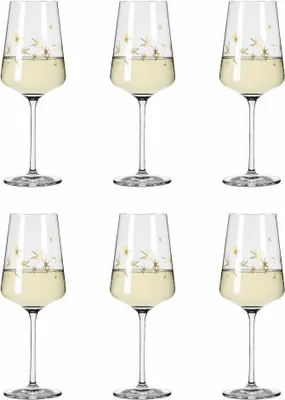 Immagine prodotto di Bicchiere da vino bianco Ritzenhoff Celebration Deluxe 003, set di 6, Romi Bohnenberg, bicchiere di cristallo, 400 ml, A0454470