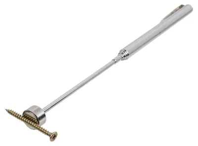 Zdjęcie produktu dla Wysuwany teleskopowy podnośnik magnetyczny 62 cm Udźwig do 900 g w kolorze srebrnym