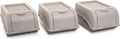 Produktbild von Novaliv Gemüseboxen Kartoffelboxen Vorratsbehälter 3,5l bis 9l (Grau, 3x3,5l)