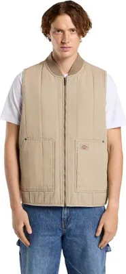 Produktbild von Dickies Quilted Canvas Weste Beige S Herren Beige S