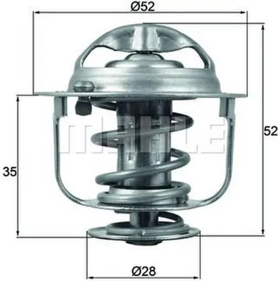 Produktbild von MAHLE Thermostat Kühlmittel 88°C für HONDA CIVIC VIII Hatchback (FN, FK) Jazz II Schrägheck (GD, GE3, GE2) Jazz III Schrägheck (GE, GG, GP, ZA)