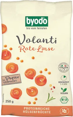 Produktbild von BYODO Volanti Rote Linsen 250g