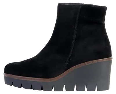 Produktbild von Leder-Stiefeletten mit Absatz