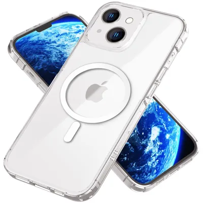 Image de MagPower Housse de protection pour iPhone 14 Plus, claire Étui pour téléphone portable résistant aux rayures Transparent