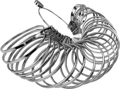 Produktbild von PAULIMOT Armbandmaß-Set / Ringlehre, 27-teilig