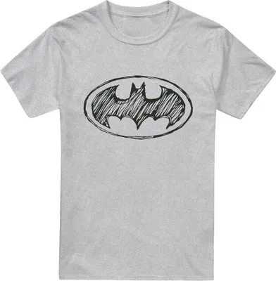 Immagine prodotto di Batman - Maglietta Logo da uomo TV2629 (XL) (Grigio)