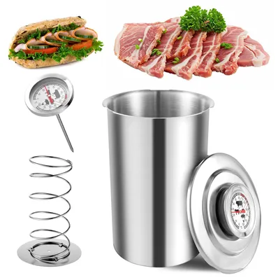 Produktbild von Fleischverarbeitungswerkzeug-Set - Fleischpresse mit Thermometer für selbstgemachte Wurstwaren