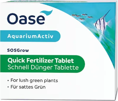 Produktbild von Oase AquariumActiv SOSGrow Schnell Dünger Tabletten 10 Stück für satt grüne Pflanzen