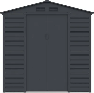 Produktbild von Gartenhaus - verzinkter Stahl - Anthrazit - 4,15 m² - ADELMO