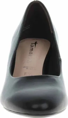 Produktbild von Tamaris Damen Pumps runde Form Blockabsatz 1-22419-41, Größe:42 EU, Farbe:Schwarz