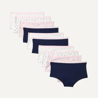 Immagine prodotto di A. Slip mutanda a bretelle da donna, in cotone elasticizzato, confezione da 10 pezzi, motivo a pois