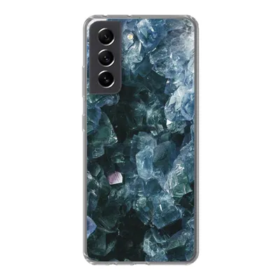 Produktbild von MuchoWow® Handyhülle Schutzhülle Hülle für Samsung Galaxy S21 FE Edelsteine und Mineralien - Kristall - Naturstein Silikon Softcase Handy Hülle - Mobiltelefonhülle