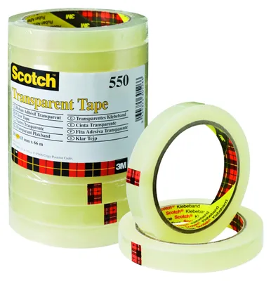 Productafbeelding van Scotch 5501566 Scotch 550 Klebefilm transparent 15,0 mm x 66,0 m 10 Rollen