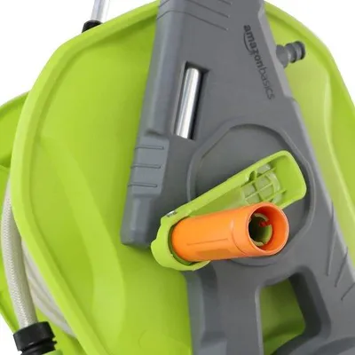 Produktbild von Famanu Schlauchwagen 30 m grün-grau mit Handgriff - Gartenzubehör
